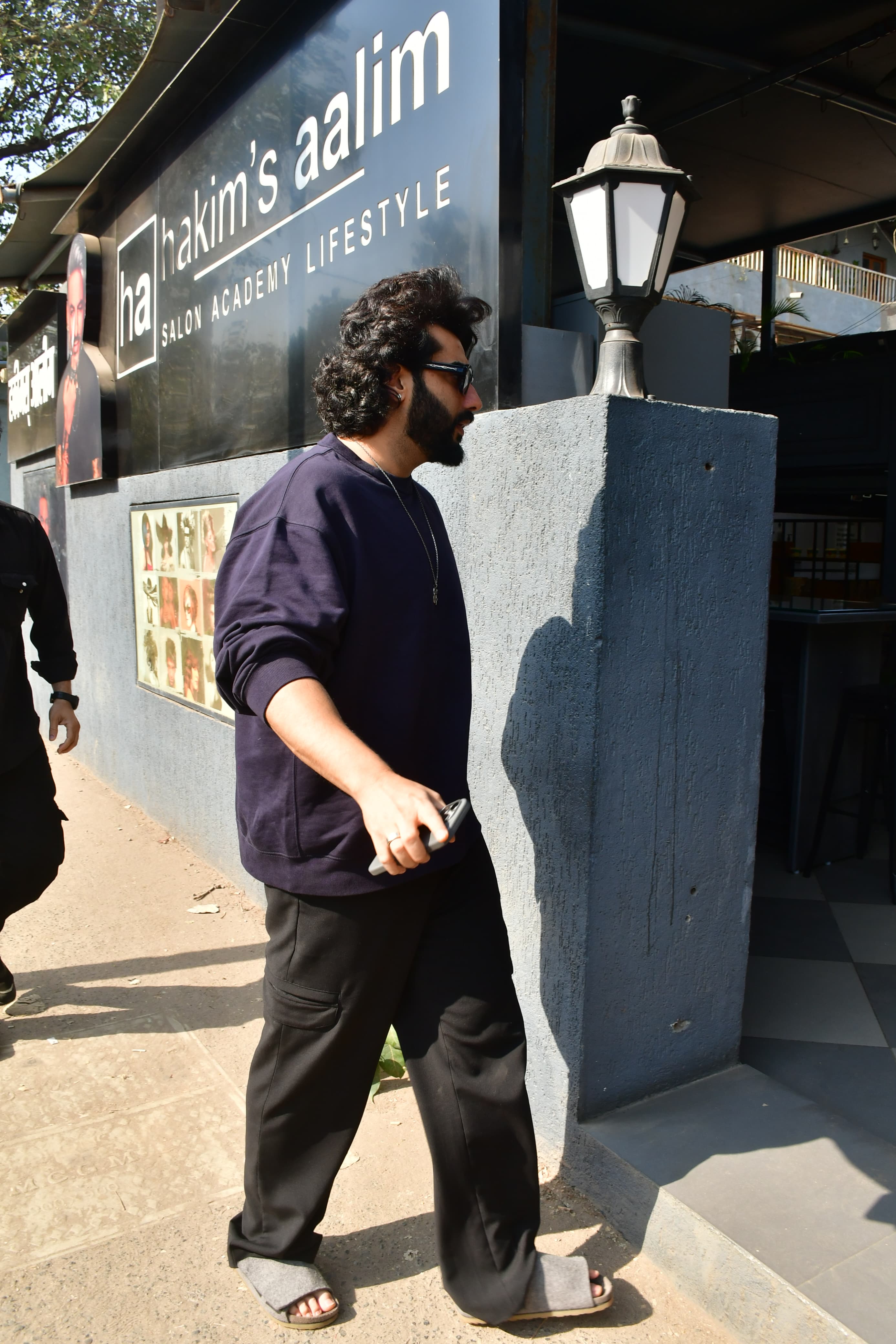 Arjun Kapoor, who is currently observing the box office collection of his recently released film Mere Husband Ki Biwi, was clicked in Versova