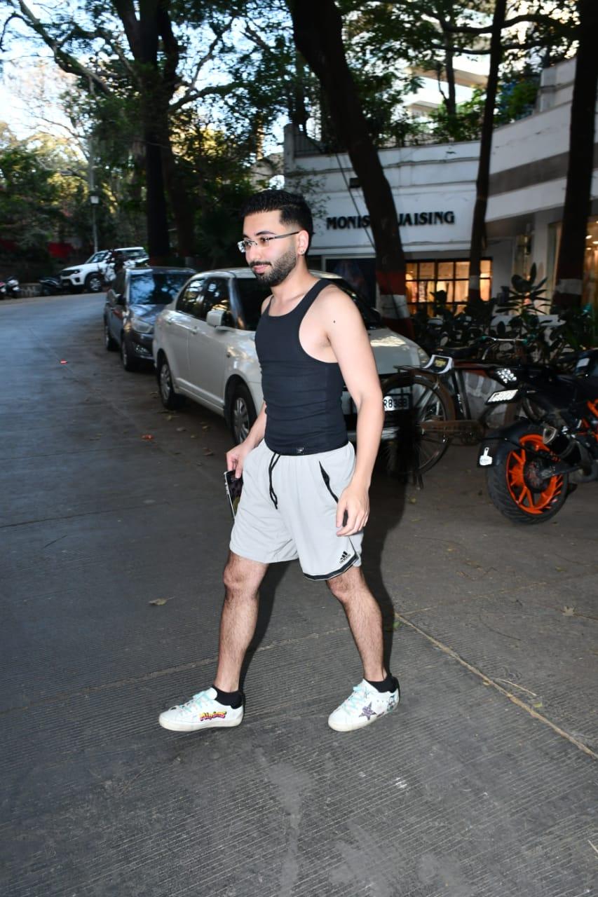 Social media influencer and pap favourite Orry was snapped as he went out and about in the city