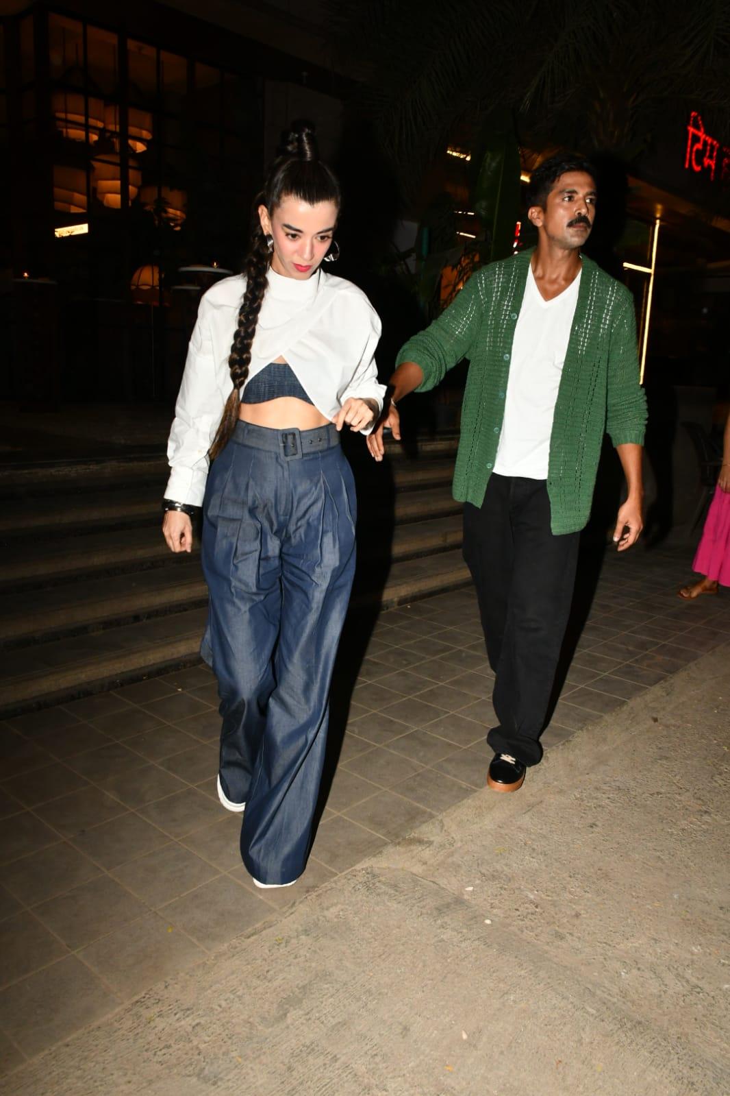 Saba Azad & Saqib Saleem were clicked as they went to promote their upcoming series
