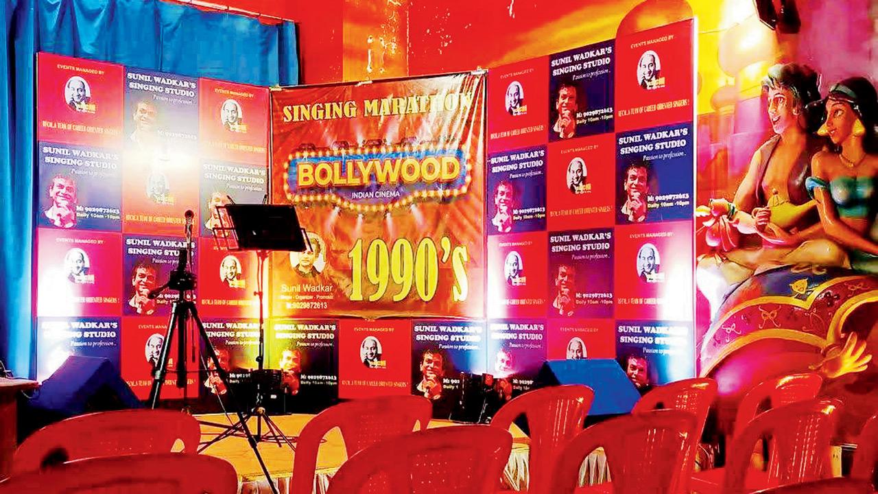 The space operates as a music academy during the day and transforms into a comedy haunt at night to host the club’s shows