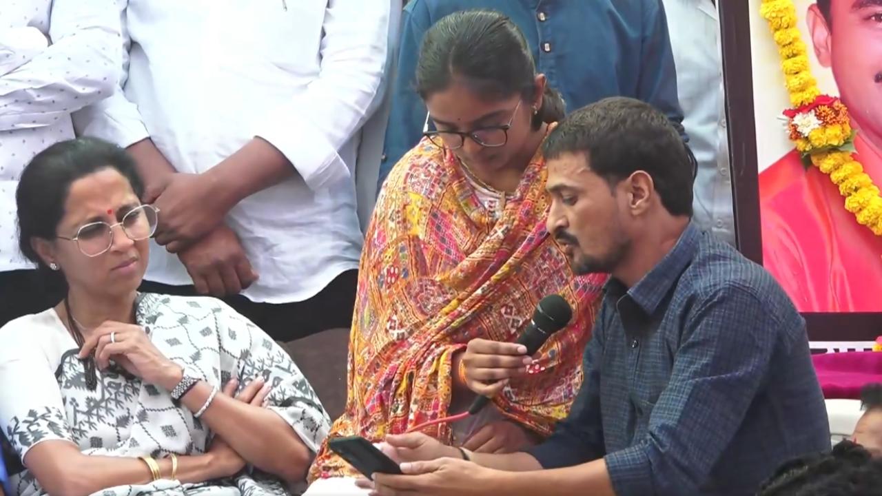 The Member of Parliament from Baramati also appealed to residents of Massajog not to resort to a hunger strike for justice. 