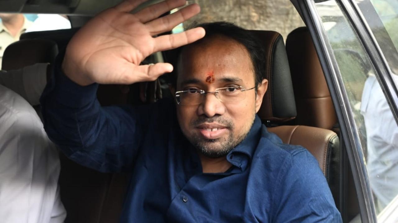 IN PHOTOS: Shiv Sena (UBT) leader walks out of jail after getting bail