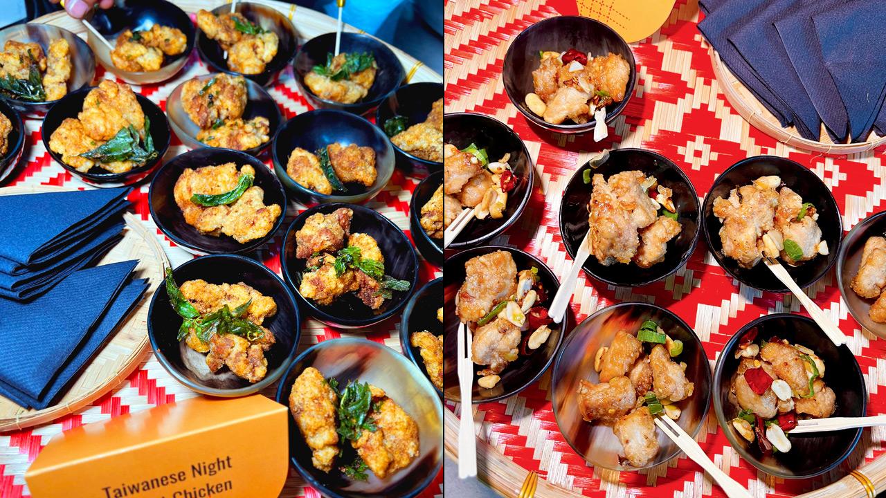 Taiwan Market spice chicken and Kung pao chicken