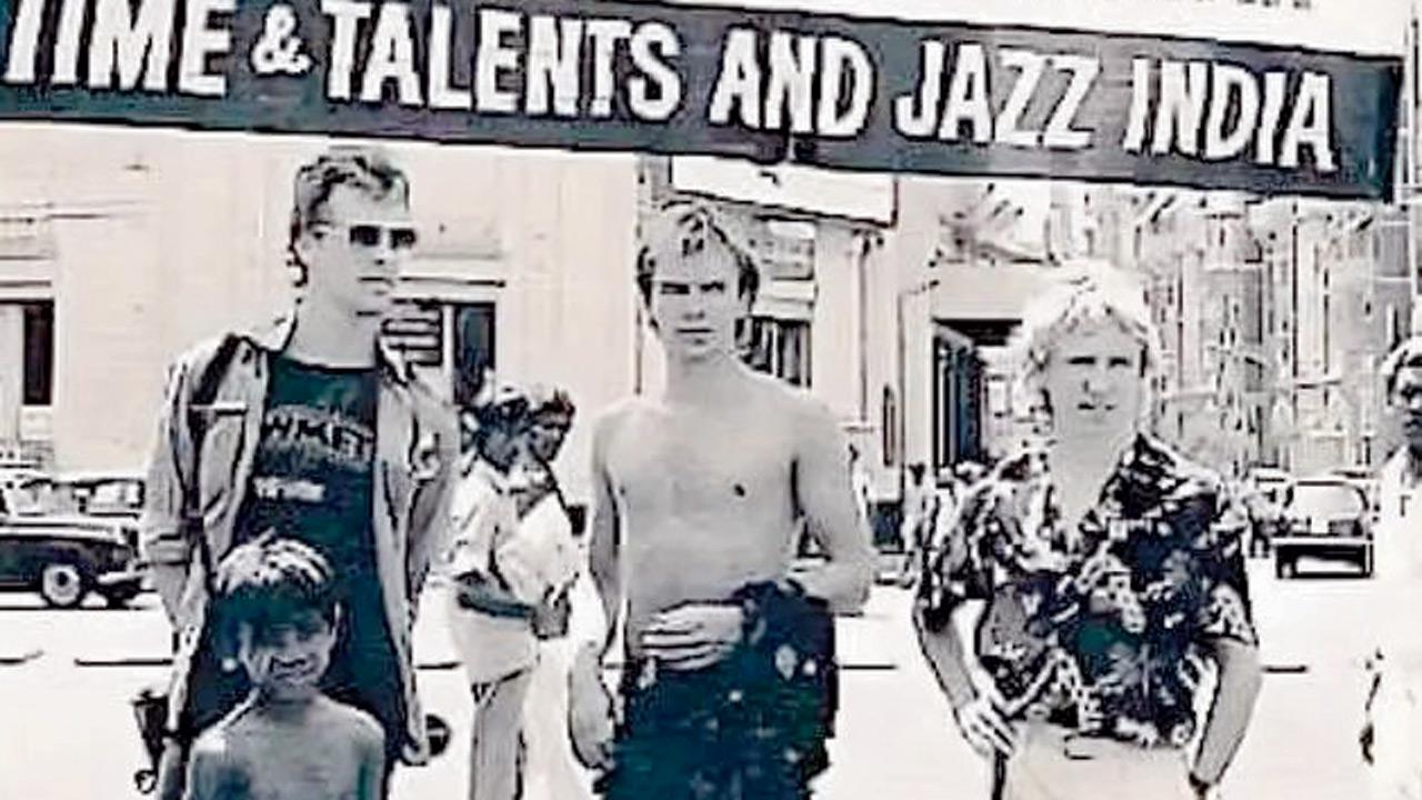 (From left) Stewart Copeland, Sting and Andy Summers in Mumbai ahead of their debut India concert in 1980. PICS COURTESY/T&T
