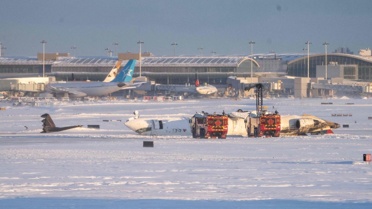 Toronto Pearson Fire Chief Todd Aitken said 18 passengers were taken to the hospital. Earlier in the day, Ornge air ambulance said it was transporting one pediatric patient to Toronto's SickKids hospital and two injured adults to other hospitals in the city