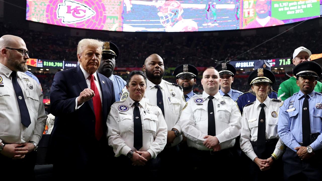 Trump, who attended the Super Bowl in 1992, thinks the Chiefs will win, with Kansas City quarterback Patrick Mahomes the difference-maker
