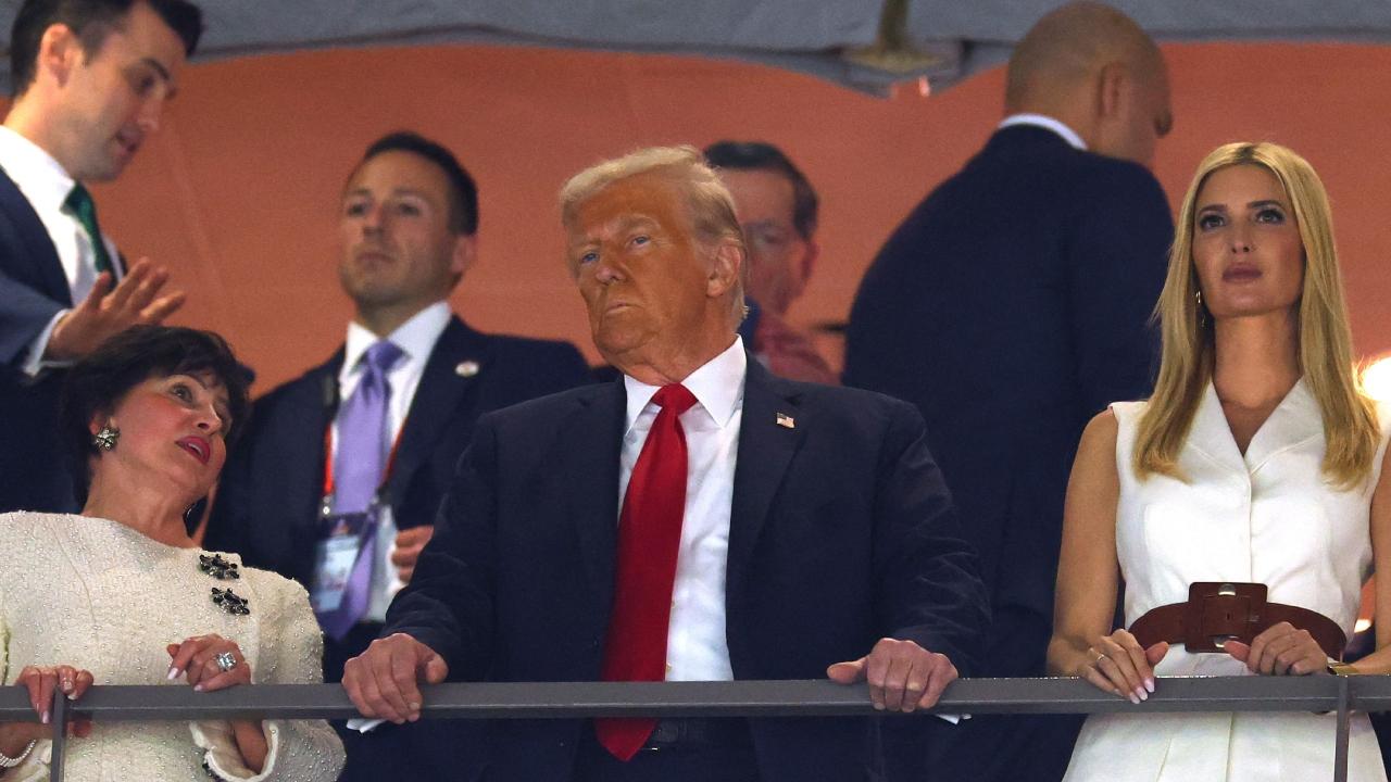 In a statement before the game, Trump said the coaches, players and staff for the Chiefs and Eagles 