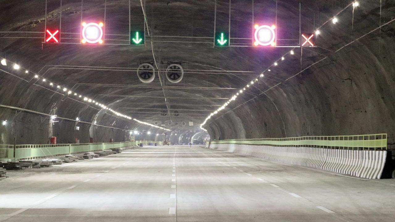 The tunnels of the Mumbai-Pune ‘missing link’ project, which the MSRDC says is 23 metres wide