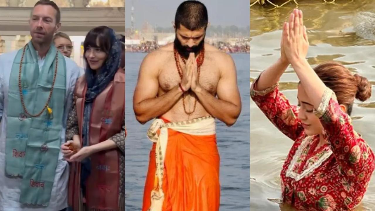 Celebs at Maha Kumbh 2025