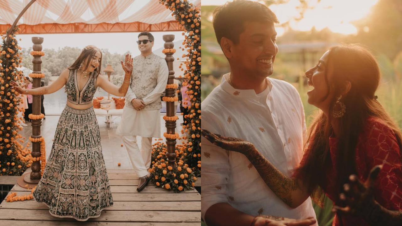 Prajakta Koli and Vrishank Khanal