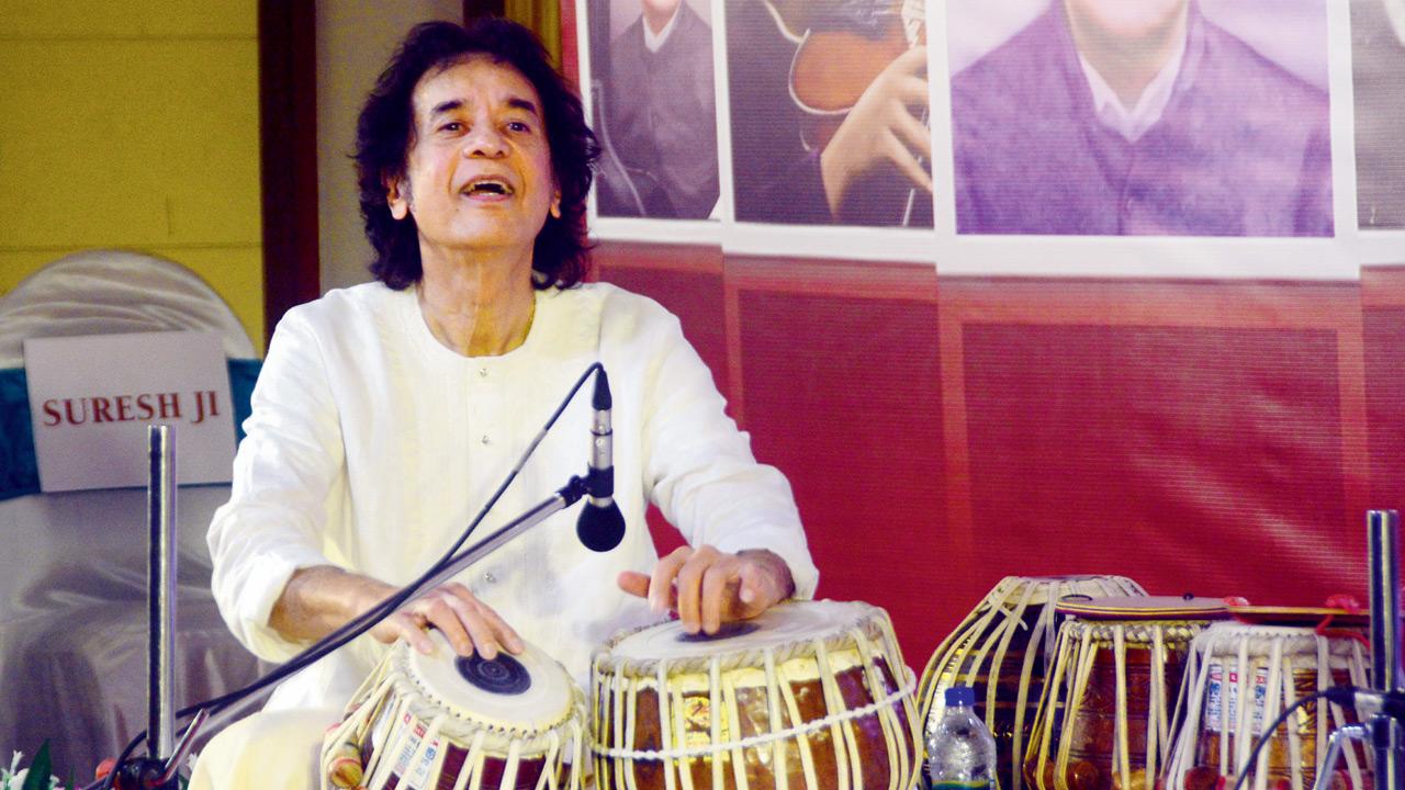 Ustad Zakir Hussain. File pic