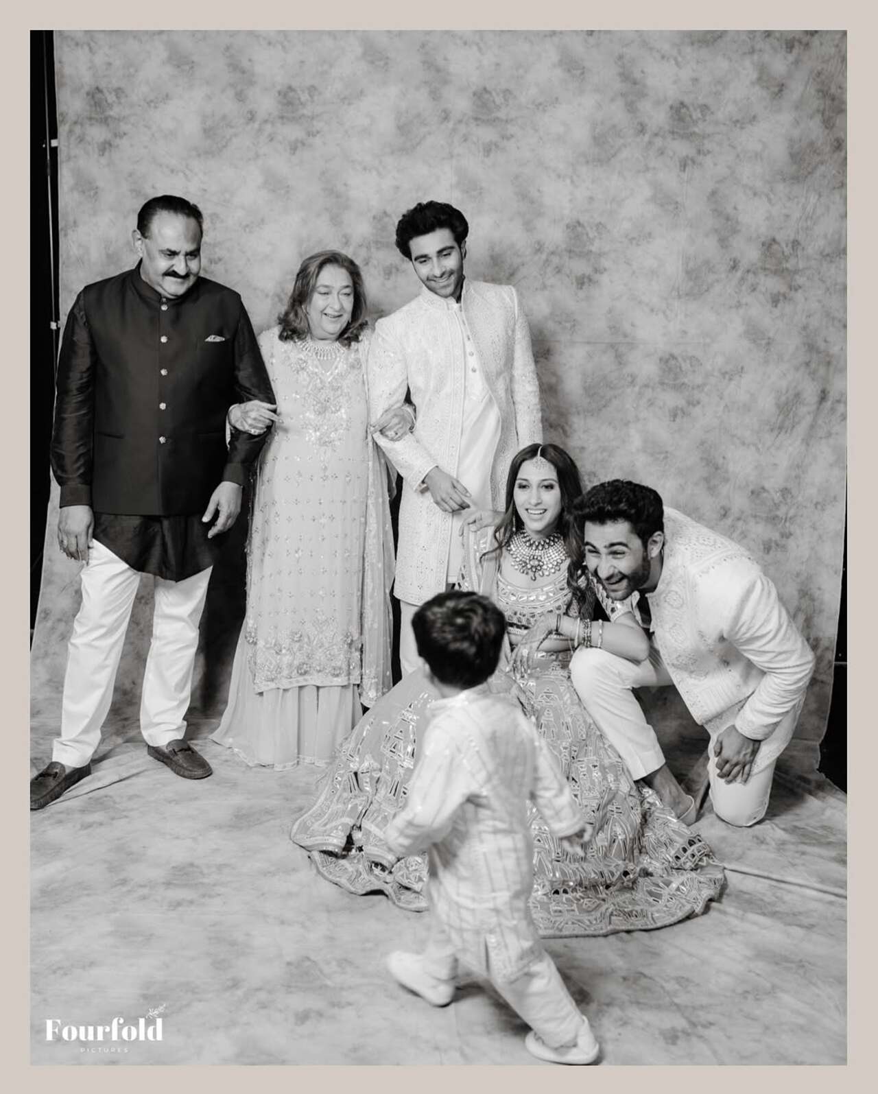 The couple had their sangeet and mehendi ceremony the day before which was attended by close family and friends