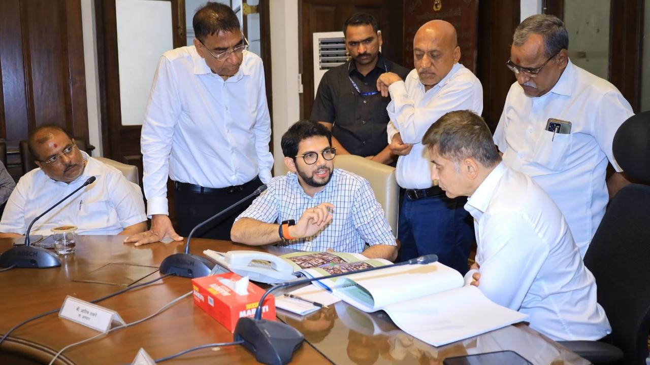 During the meeting, Aaditya Thackeray opposed also opposed the proposed waste disposal fees, and property tax for the commercial slum. He demanded an audit of the road concretisation work and a halt to all new work