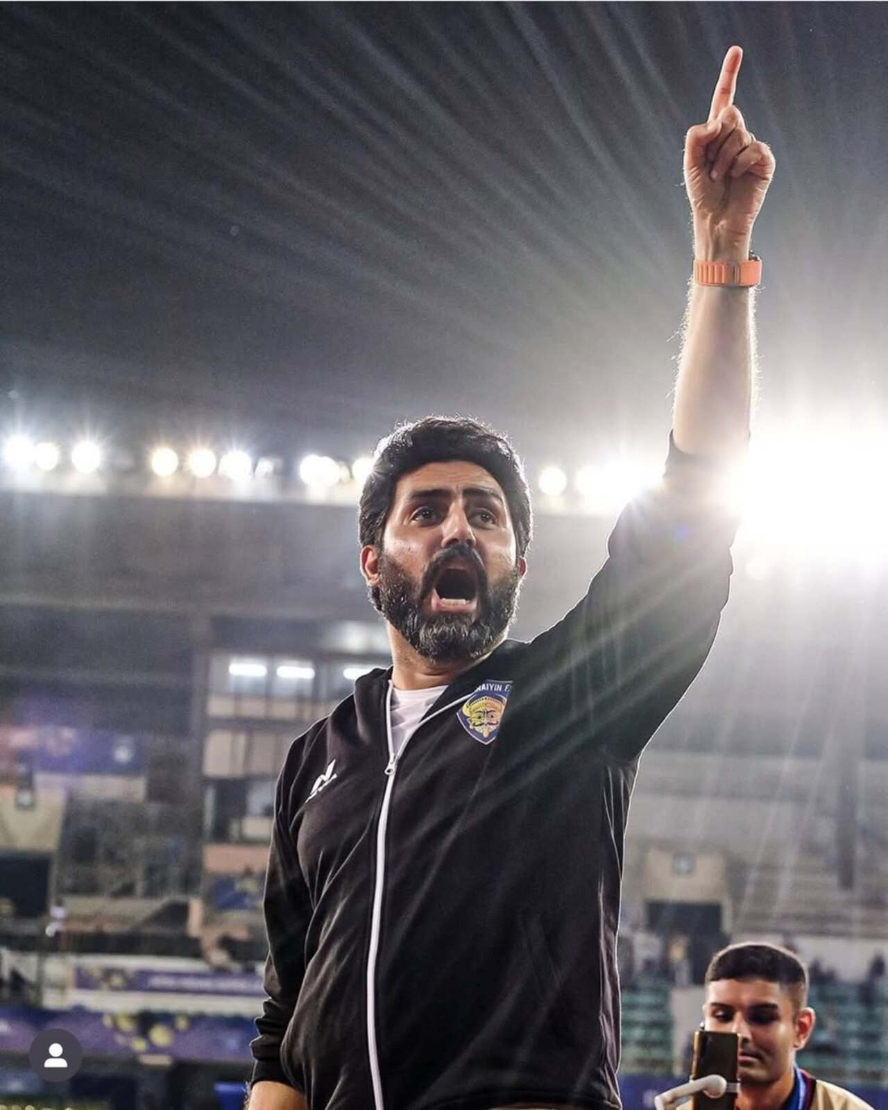 In football, he is associated with the Chennaiyin FC in the Indian Super League (ISL)