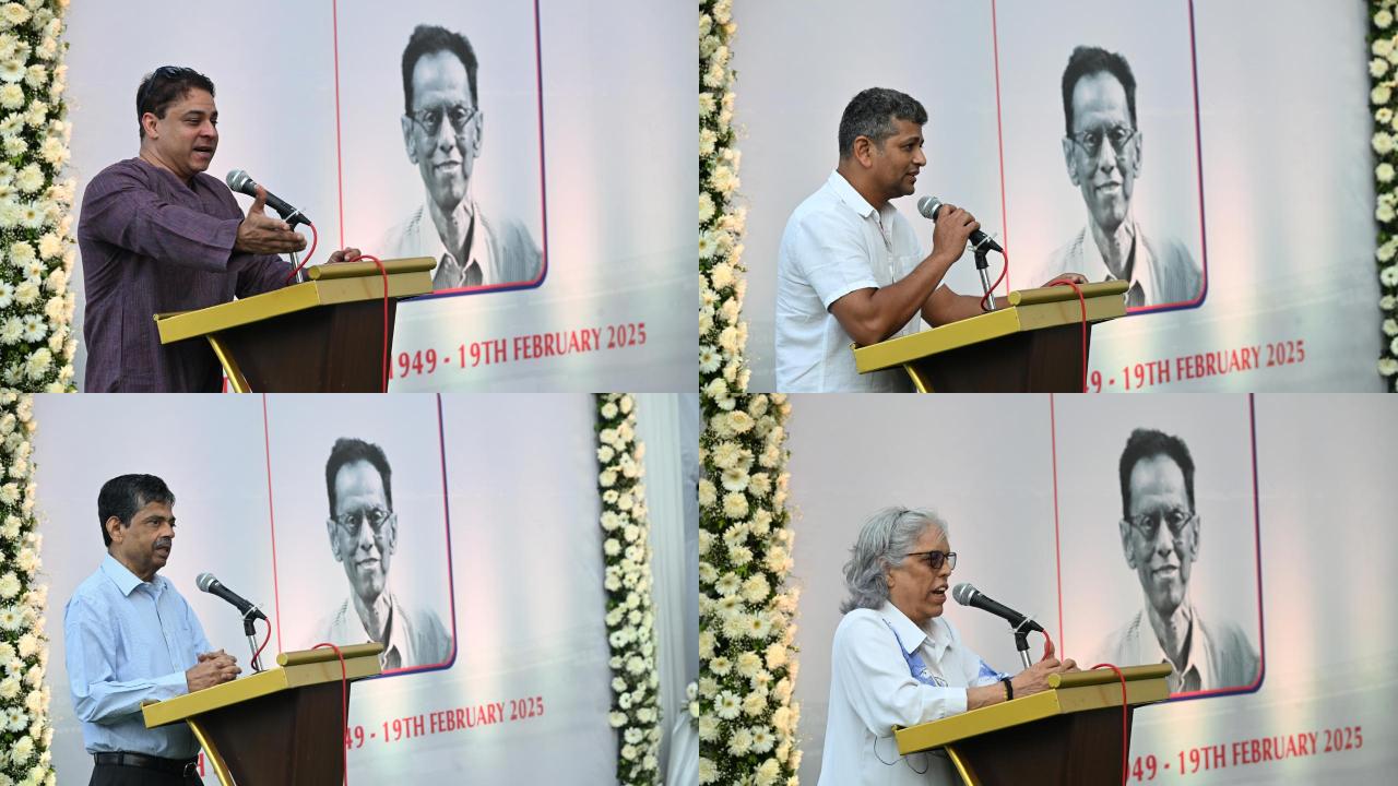 The attendees also expressed grief during the condolence meeting event in Mumbai
