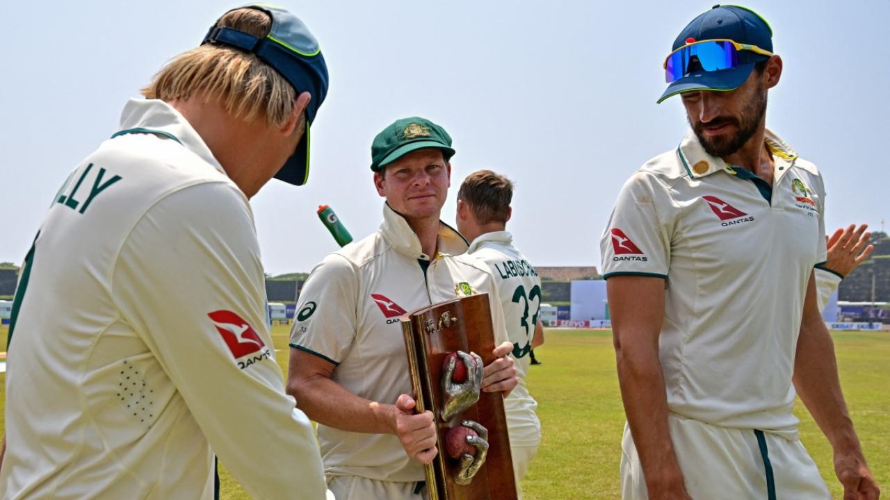 It's Australia's first test series win on Sri Lanka's soil since 2011