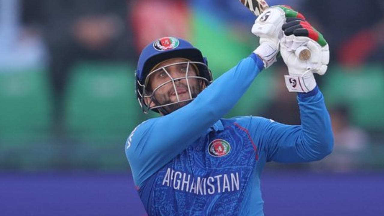 Riding on Azmatullah Omarzai's crucial knock of 67 runs, 