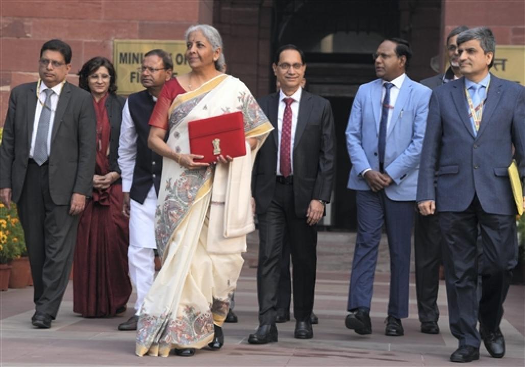 Budget 2025: FM Sitharaman departs with ‘bahi-khata’ ahead of budget speech