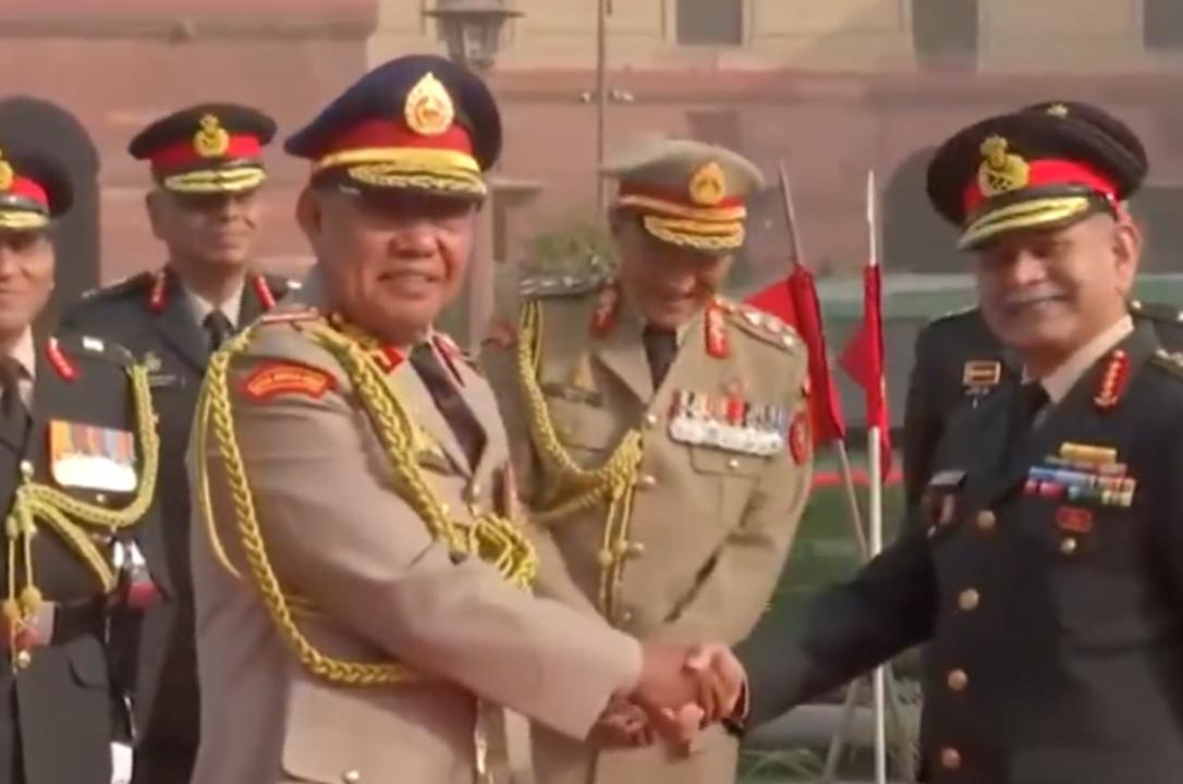 Bhutan's Royal Army Chief receives Guard of Honour on official visit to India