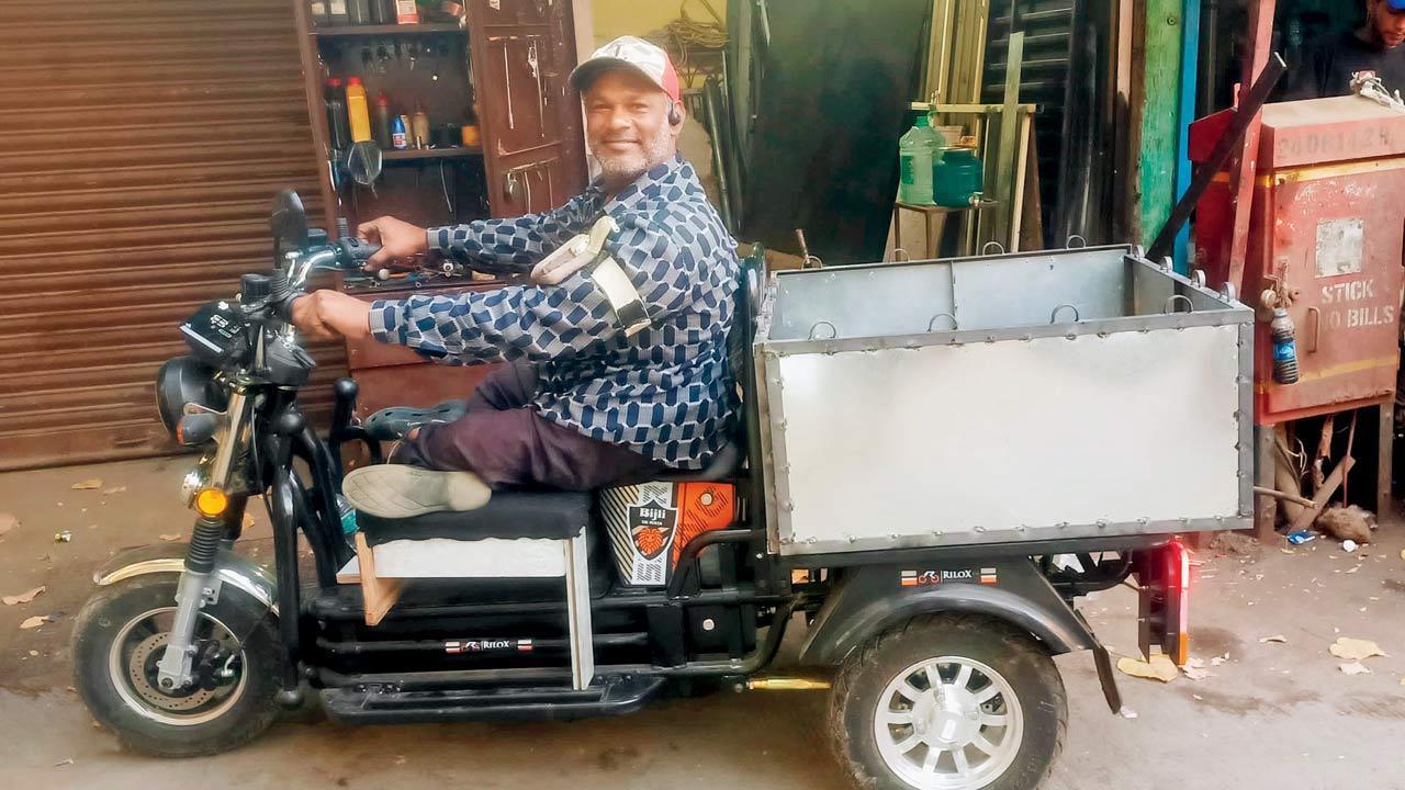 Wheelchair wicketkeeper gets mini truck for his night job