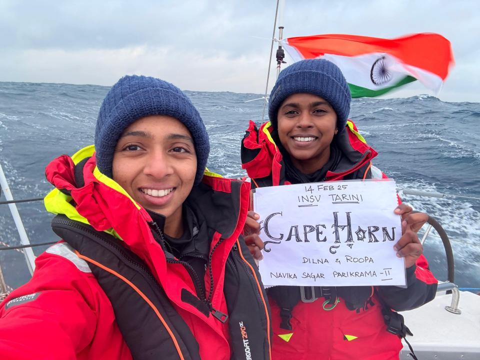 INSV Tarini crosses Cape Horn in historic milestone for Indian women sailors