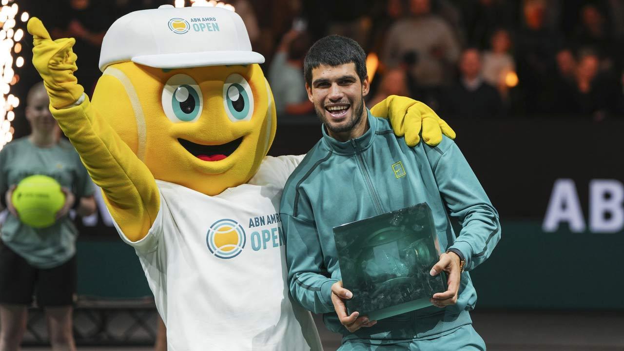 Carlos Alcaraz expresses happiness following maiden indoor title win at Rotterdam