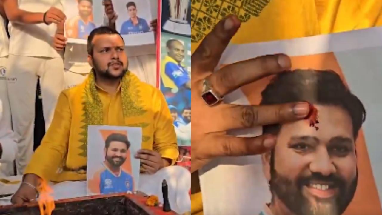 Fans perform havan in Varanasi, seek divine blessing before India's CT opener