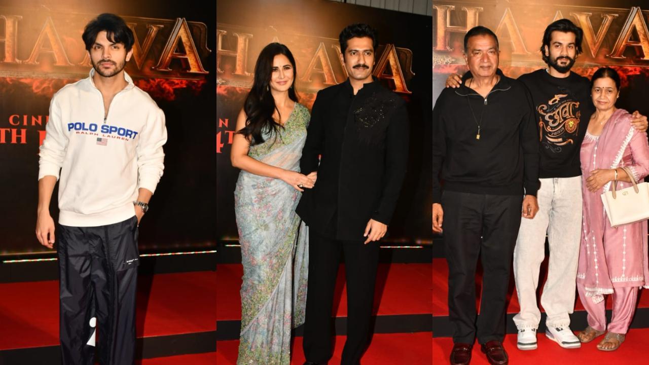 Celebs at Chhaava screening (Pic/ Yogen Shah)