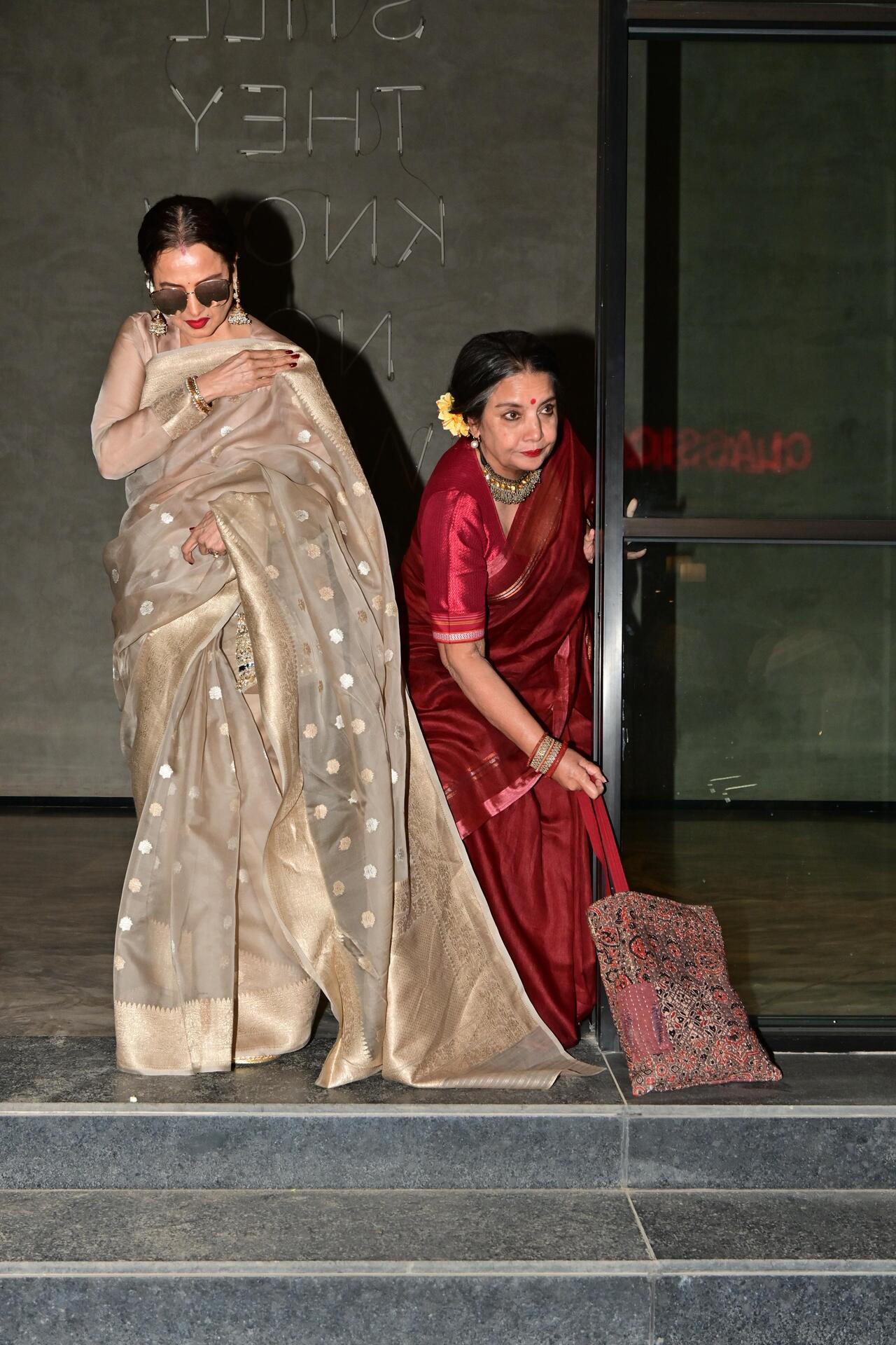 Rekha and Shabana Azmi spotted in a candid moment