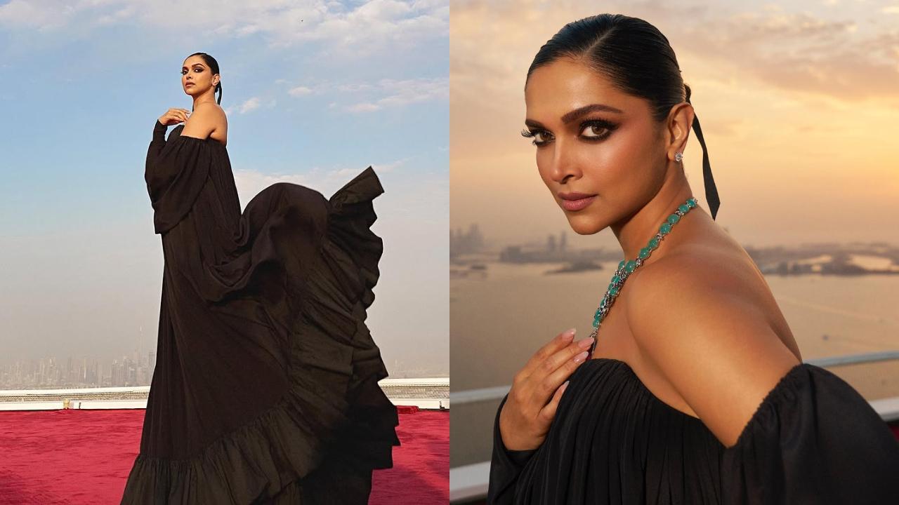 Deepika Padukone stuns in majestic black gown for Cartier's 25th anniversary celebration in Dubai, see pics