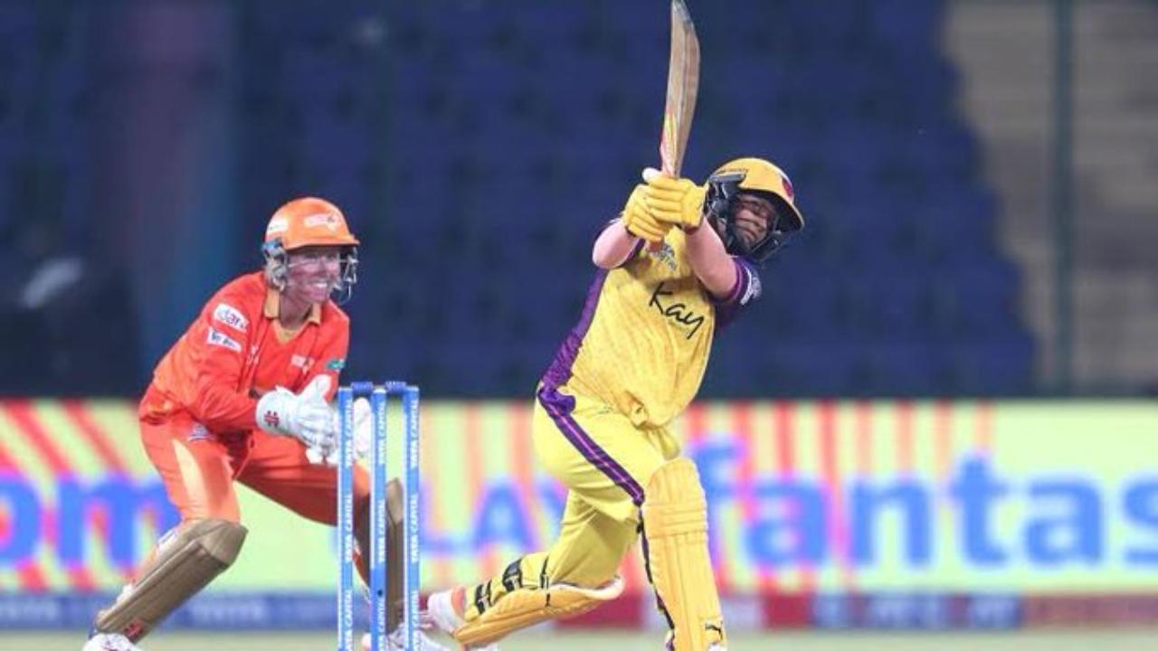In the attempt to steady UP Warriorz's ship, skipper Deepti Sharma garnered 39 runs off 27 balls. The innings saw her hit 6 fours. Later, riding on Alana King's 19-run knock, UP Warriorz were able to post a target of 144 runs against Gujarat Giants. King stayed unbeaten on 12 deliveries and smashed 2 fours and 1 six