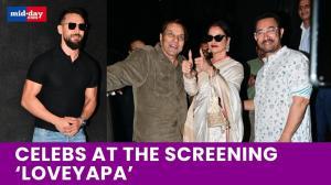 Loveyapa Screening: Aamir Khan, Dharmendra, Rekha watch Junaid-Khushi’s Film