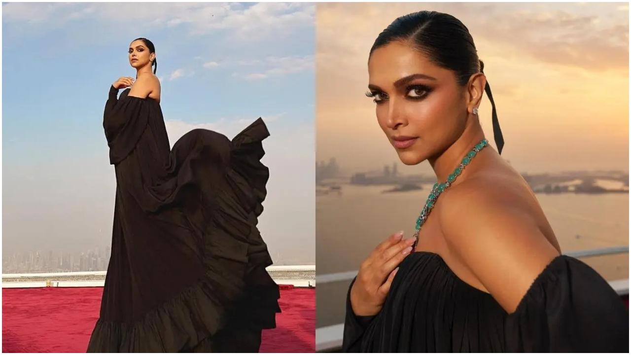 Actress Deepika Padukone pulled out a show-stopper look for the jewellery brand Cartier's 25th anniversary celebration in Dubai. The actress looked resplendent in a black gown and sparkling neckpiece
Read more here