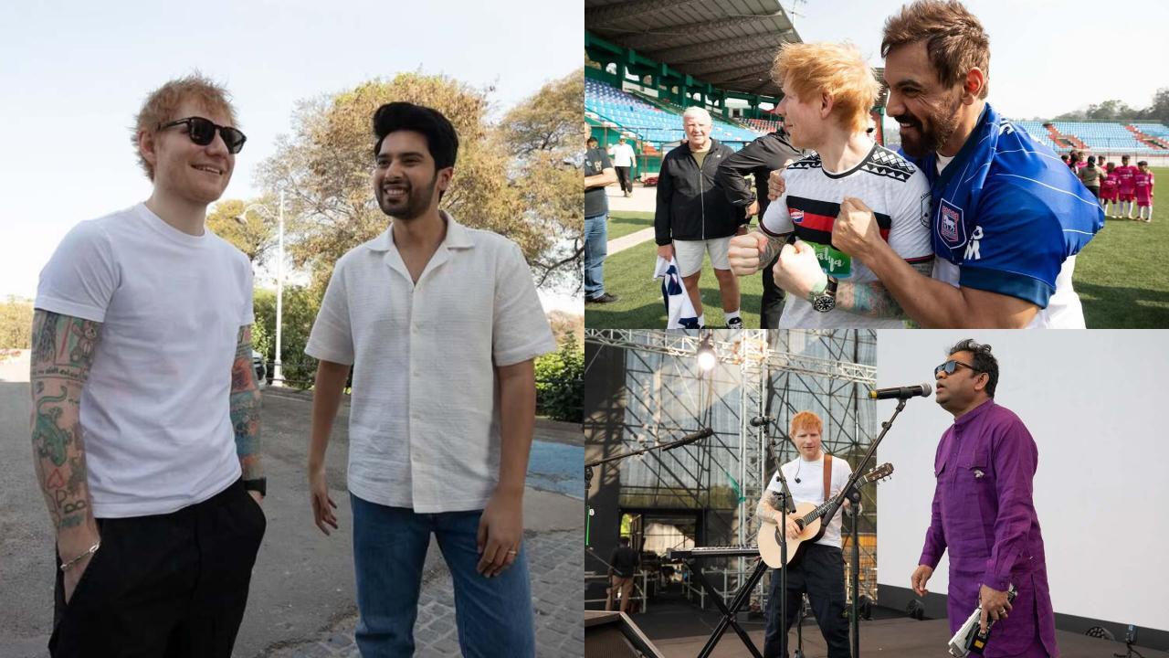 Ed Sheeran in India Pics/Instagram