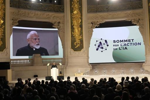 PM Modi called for open discussions on AI innovation and governance to ensure fair access and ethical implementation. He underscored the necessity of global cooperation in establishing AI governance frameworks that uphold shared values and build trust.