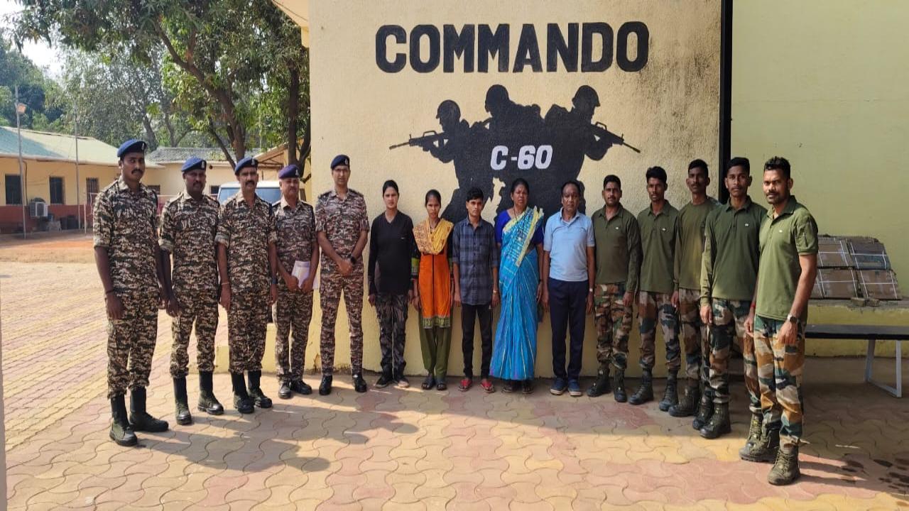 Four Maoists, including senior cadres, surrender before Gadchiroli Police and CRPF