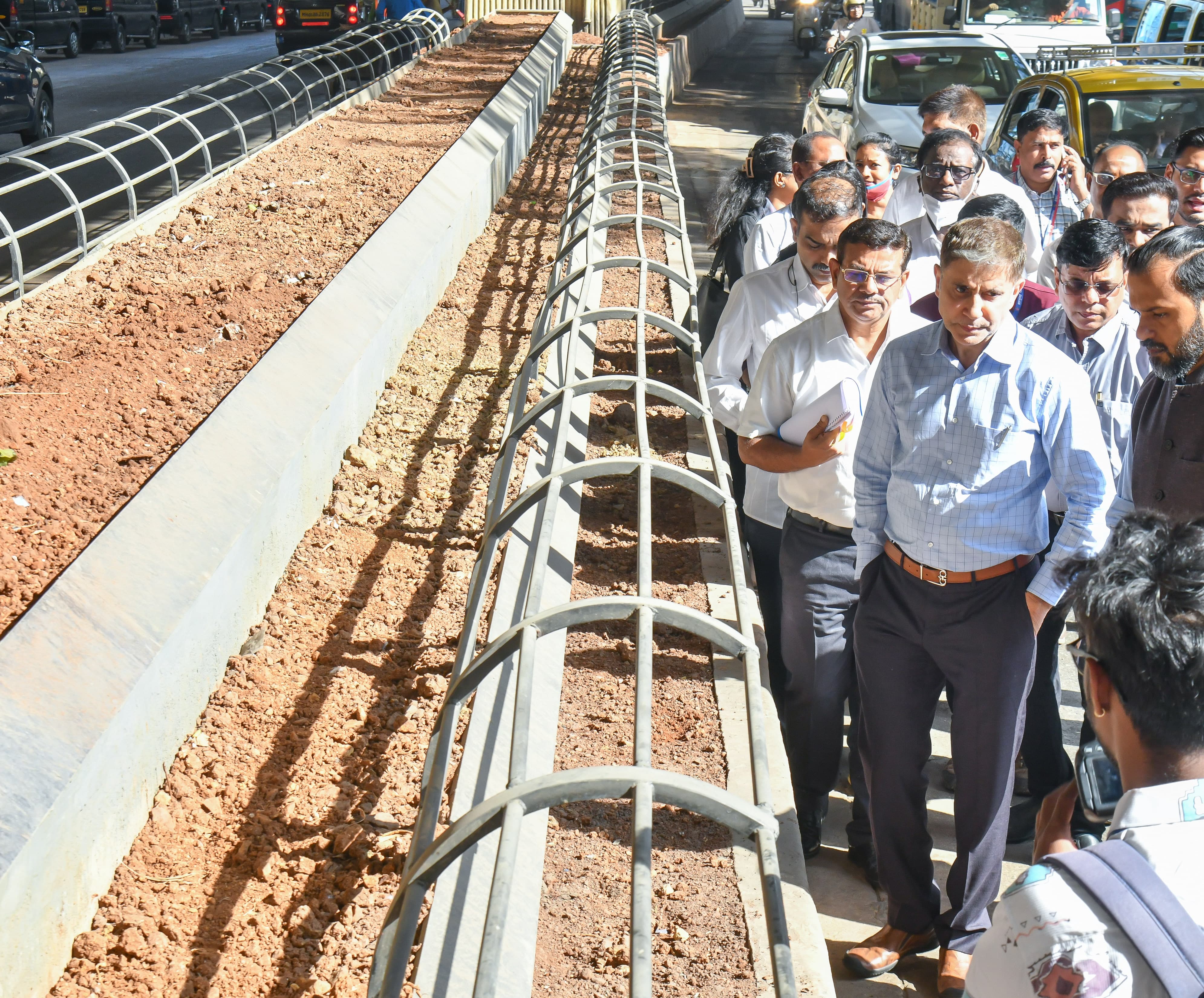 The road divider, approximately 3 metres in width, will be landscaped and beautified to create a more inviting space. As part of the plan, outdated double-decker BEST buses will be repurposed into a library, art gallery, and cafeteria under the flyover.