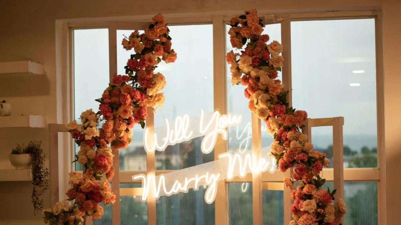 LED lights
Set up LED lights in a room spelling “Will You Be Mine?” Perfect for those aesthetic vibes Gen Z loves