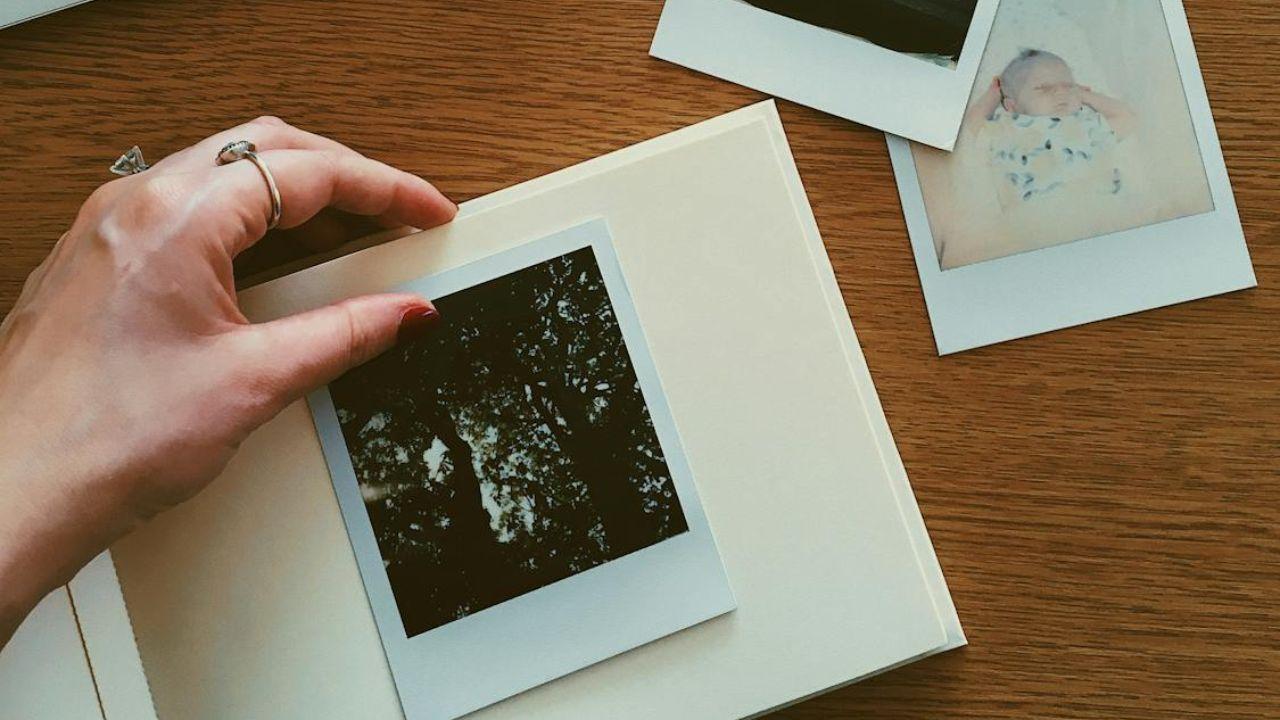 Polaroid scrapbook
Create a scrapbook filled with Polaroids and cute captions documenting your journey together. End the book with “Will You Be My Valentine?” on the last page