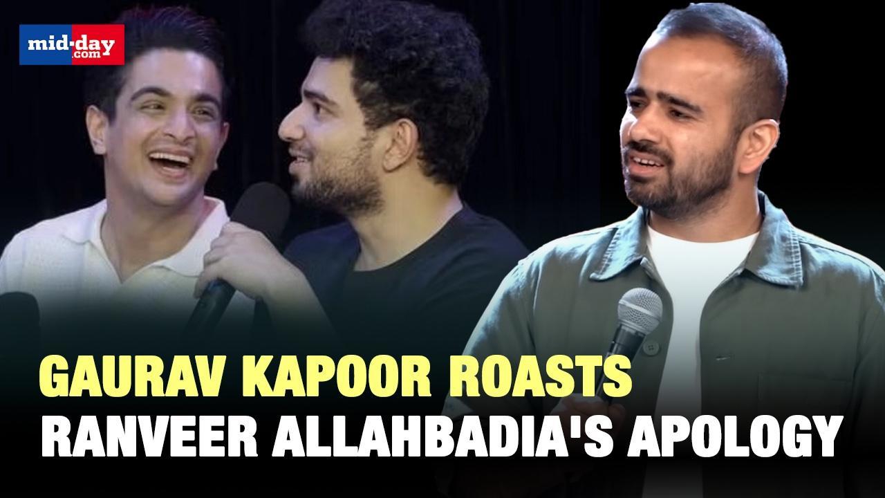 Comedian Gaurav Kapoor mocks Ranveer Allahbadia’s apology in a stand-up clip