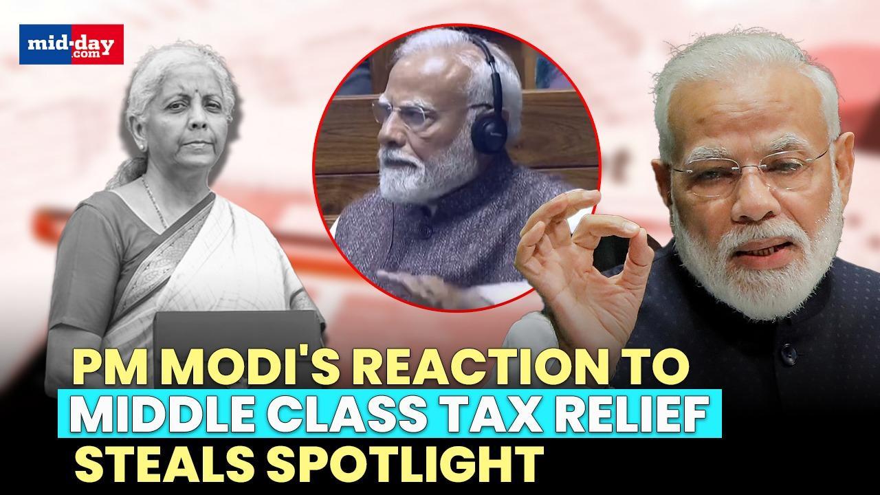 Budget 2025: PM Modi's priceless reaction on middle class tax relief goes viral
