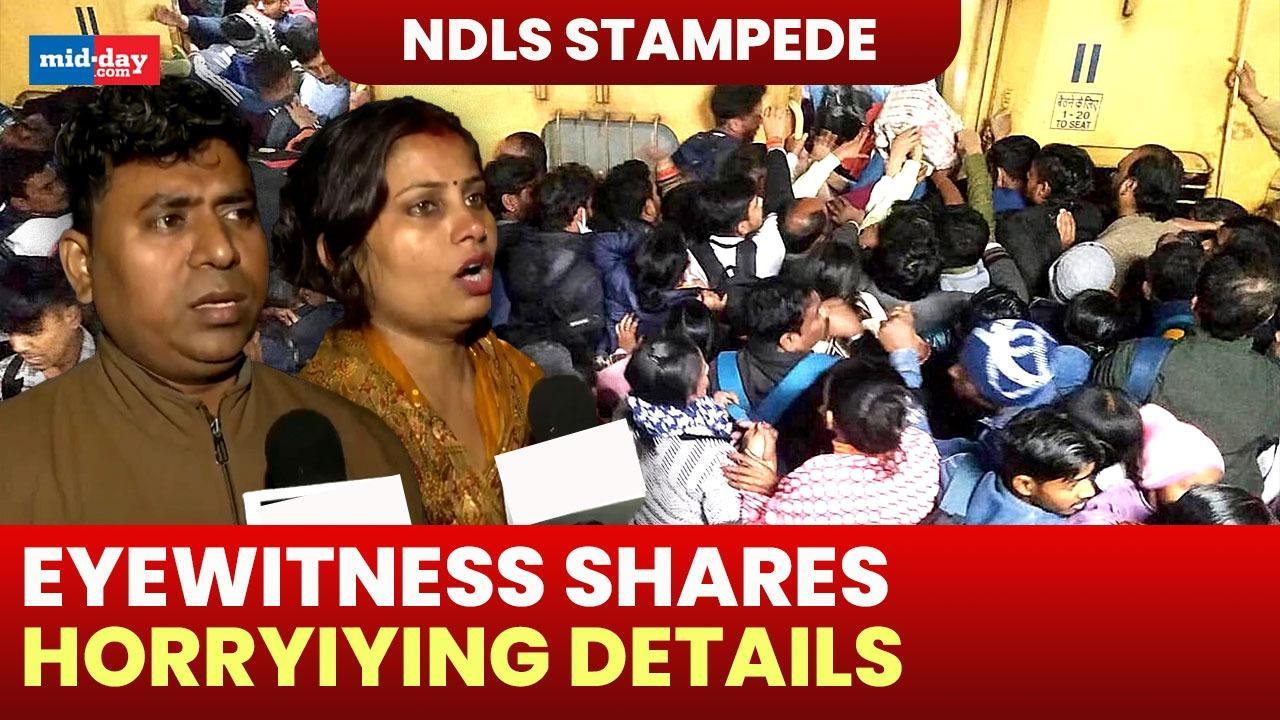  NDLS stampede: Eyewitness shares chilling details - Watch video