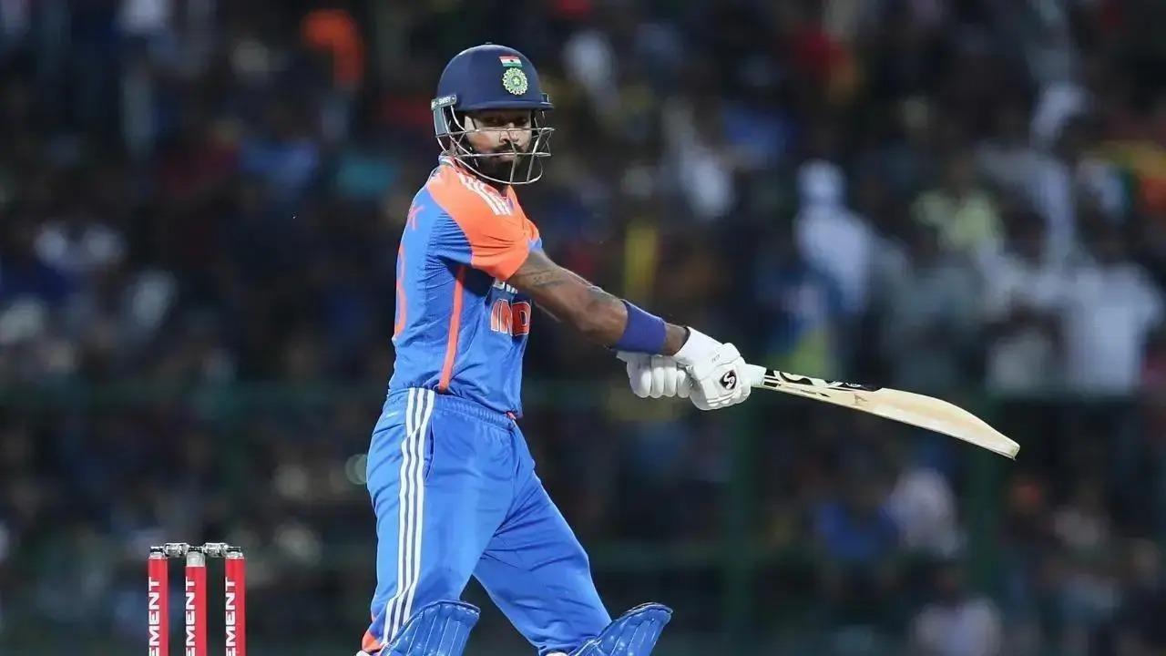 Team India's premier all-rounder Hardik Pandya overtook former batsman Shikhar Dhawan to become the side's fifth-highest run-scorer in the shortest format of the game