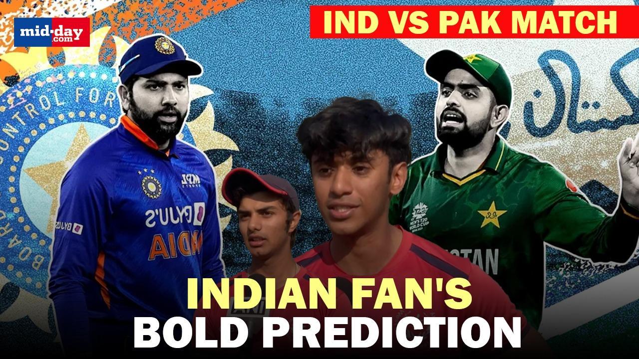 Indian Fan’s Bold Prediction Ignites Excitement Before India-Pak Match