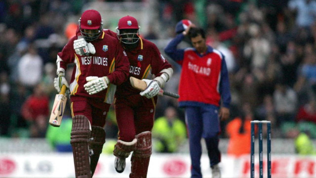 West Indies vs England, 2004
Things looked bleak for the West Indies when key batter Shivnarine Chanderpaul was dismissed and the Caribbean side still required 81 runs for victory with just two wickets in hand against England in the 2004 title decider at The Oval in London, but an incredible ninth-wicket partnership between Courtney Browne and Ian Bradshaw paved the way for a remarkable run chase.