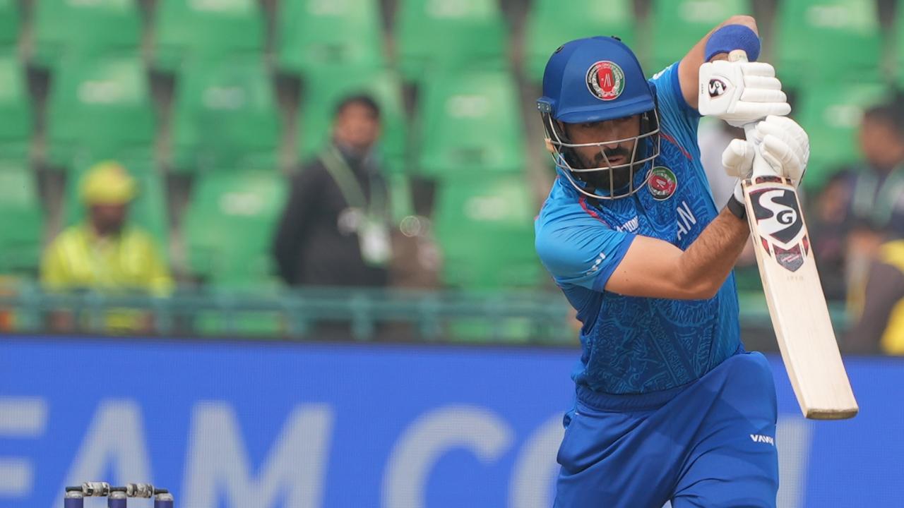 Ibrahim Zadran, who in the previous match played an innings of 150+ runs against England, was unable to replicate his form in today's match. Having played 28 balls, the premier right-handed batsman scored 22 runs including 2 fours