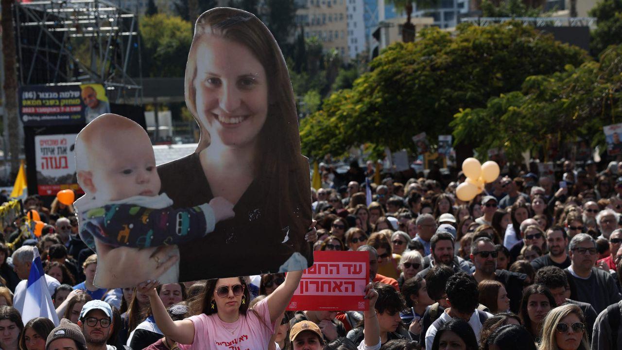 Shiri Bibas was kidnapped with her two sons — Ariel, 4, and Kfir, 9 months old — from their home on Kibbutz Nir Oz on Oct. 7, 2023