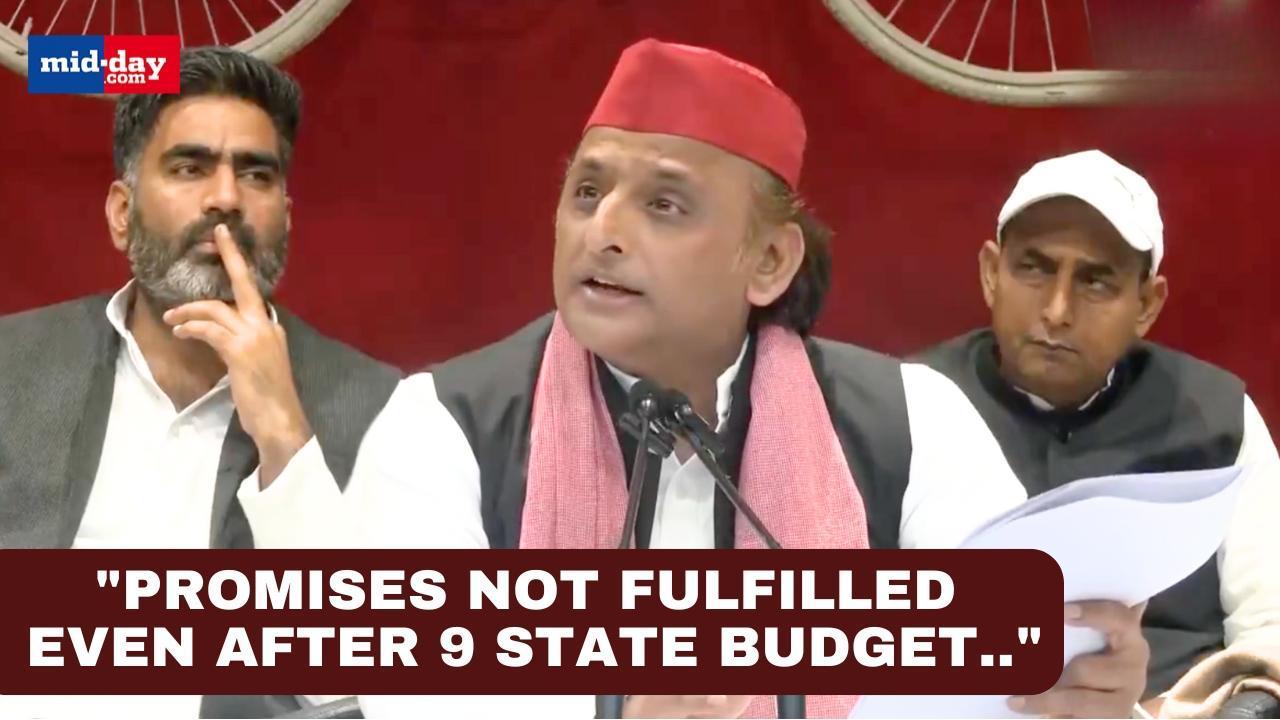  Watch video: Akhilesh Yadav Slams BJP for Unfulfilled Promises in UP Budget