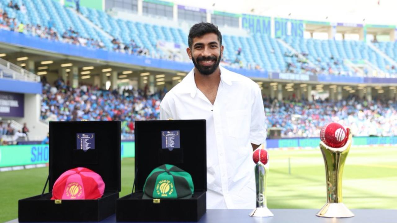 Jasprit Bumrah in Dubai for India-Pakistan clash, receives all ICC Awards