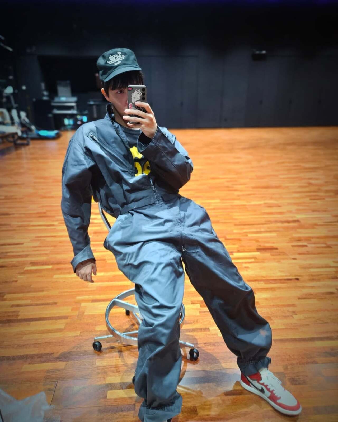 The K-pop idol is set to embark on his solo tour and is busy rehearsing for the same. 